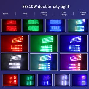 Proyector de Luz Profesional para Escenarios, 88x10w, Doble Color, DMX512, RGBW, Resistente al Agua - Product Image 4