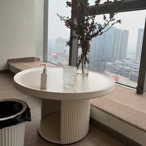 Table basse ronde en métal de style nordique moderne et luxueux, table d'appoint, mobilier de salon, ensemble de tables basses rondes pour le salon - Product Image 3