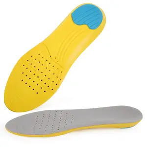 Black Blue Soft Inner Sole Shock Absorption Basketball Insoles PU Sports Shoe Inserts