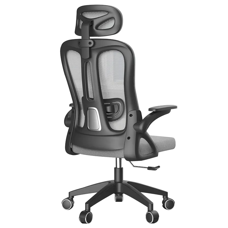 Modern Ergonomic Swivel Office Chair PVC and Metal Executive Lift Chair with Reclining Feature Guest Chair Furniture