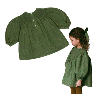 Vestito Estivo per Bambina, Senza Maniche, Lunghezza al Ginocchio, 100% Cotone, Stampa Floreale, Abbigliamento per Bambini all'Ingrosso - Product Image 1