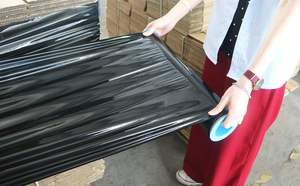 Industrial High Gloss <b>Black</b> Stretch <b>Wrap</b> Handles Shrink <b>Wrap</b> Roll Pallet <b>Wrap</b> Durable Self-Adhering Packing Moving Reinforced - Product Image 5