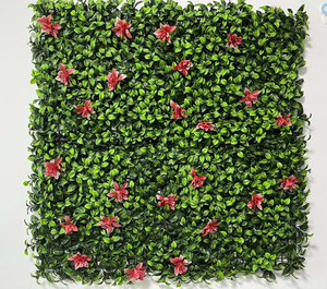 家庭用装飾 人工壁掛け植物 グリーングラスウォール ジャングルスタイル 垂直植物壁 - Product Image 2