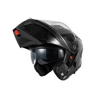 Nouveau casque de moto modulaire à visière double en ABS de haute qualité, certifié ECE, protection intégrale du visage, sécurité, casque rabattable