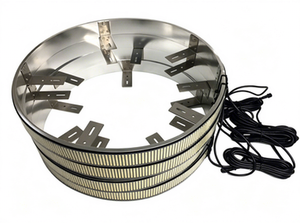 Luci LED per Ruote Kingshowstar a 7 File, Super Luminose, Bianco Puro, 12V, 15/17/18/20 Pollici, <span class=keywords><strong>Lampada</strong></span> Stroboscopica per Camion e Auto - Product Image 2