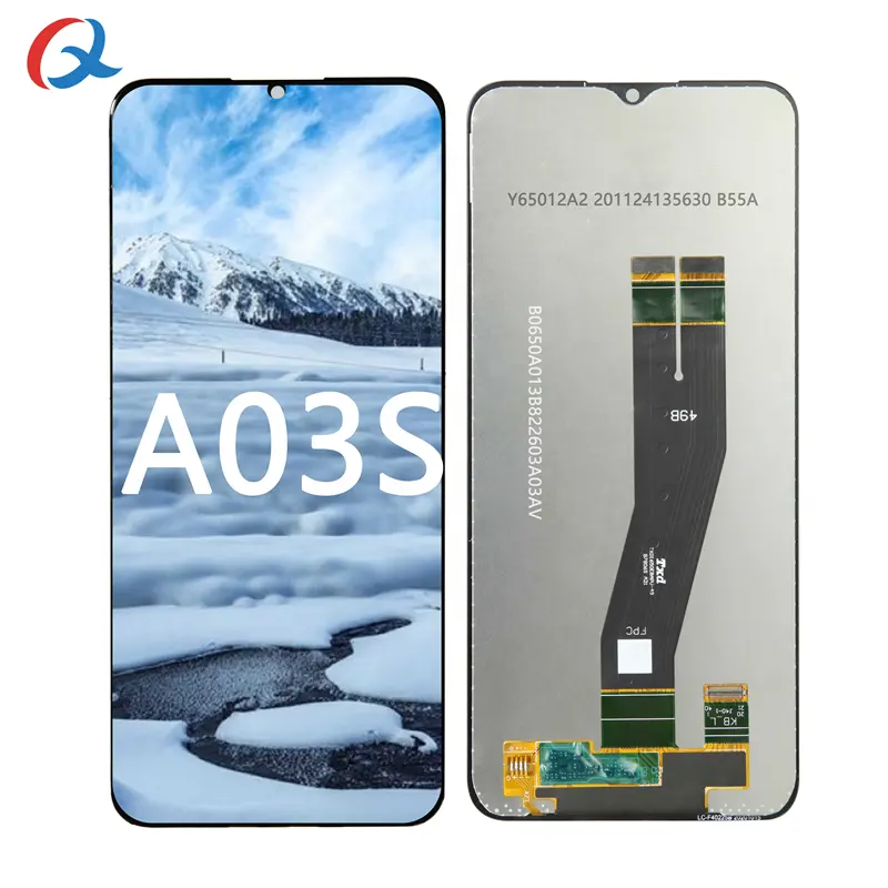 6.5 "Asli untuk Samsung Galaxy A03S LCD Display Layar Sentuh Digitizer untuk Samsung Galaxy A03S Display LCD Ersatz Teile