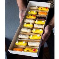 Boîtes à gâteaux en papier pour boulangerie, boîtes à friandises personnalisées en kraft, boîte à chocolat, boîte à donuts, boîte à tiramisu, boîte en carton pliable pour gâteaux