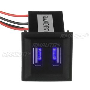 Interruptor de Tablero con Doble Puerto USB, Cargador de Teléfono, Adaptador, Inversor de Corriente para Volkswagen VW T5 Transporter 2003-2009 - Product Image 4