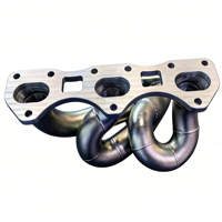 Pipa Intake Turbo Investasi Casting, Suku Cadang Mobil, Paduan Aluminium atau Baja Kekuatan Tinggi, Komponen Turbo Otomotif