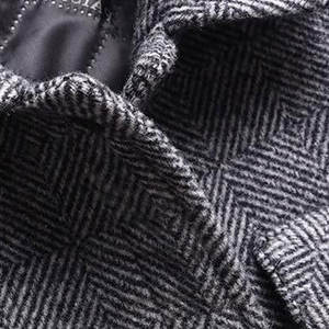 Chaqueta de lana para hombre Chaqueta de lana superventas Ropa de moda Chaqueta de lana para venta en línea - Product Image 5