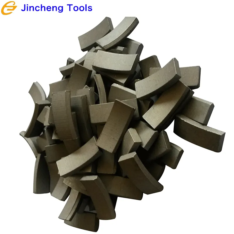 diamond segments for reinforced concrete cutting and for core drill bit with first quality level