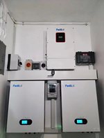 Juego completo de uso doméstico estándar de EE. UU., 10kw, generador solar fuera de la red, sistema de energía de almacenamiento de energía de respaldo, Kit de paneles solares