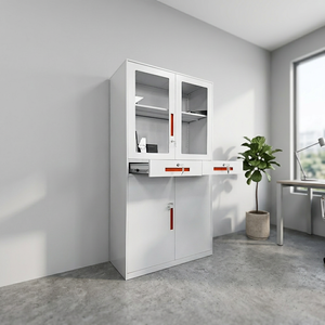 Metal Office <b>Filing</b> Cabinet, Modern Environmentally Friendly Powder Coating, School Hospital Office Storage Cabinet - Product Image 1