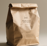 500g 1kg sac d'emballage en papier kraft pour café à fond plat en aluminium conception imprimée de valve de luxe pour une expérience de café de qualité supérieure