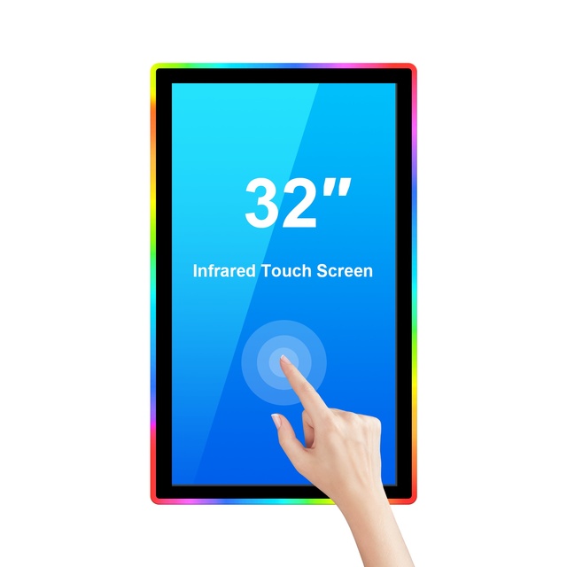 32 Inch Infrared Acrylic LED LCD Light Bezel 4:3 Aspect USB New Vertical Touch Screen Display for Skill Gaming Machine Monitor