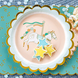 DAMAI Disposable Party Plate 7 9 Inch Eco-friendly Offset Printed Paper Tableware For Kids Birthday Party - Product Image 1