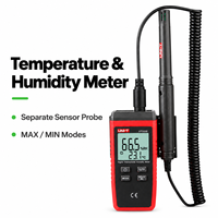 UNI-T Ut333s Mini thermomètre et hygromètre extérieur avec indicateur de surcharge, conversion d'unités, rétroéclairage LCD, garantie 1 an