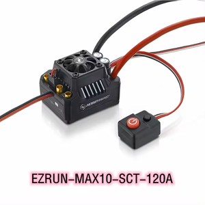 Original Hobbywing EZRUN Max10 120A BEC <span class=keywords><strong>ESC</strong></span> Étanche Brushless <span class=keywords><strong>ESC</strong></span> 1/10 <span class=keywords><strong>RC</strong></span> Camion MAX10-SCT - Product Image 5