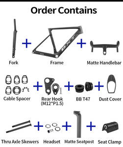 Cuadro de <span class=keywords><strong>bicicleta</strong></span> de pista BXT de moda nuevo color 700C*28C fibra de carbono juego de carreras súper ligero,BSA piñón fijo - Product Image 3