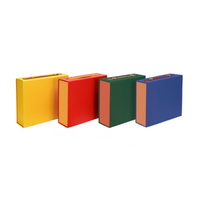 Maßgefertigte Luxus Faltbare Magnetische Geschenkbox Flache Zusammenklappbare Starre Klappbox Mit Griff Individueller Logodruck