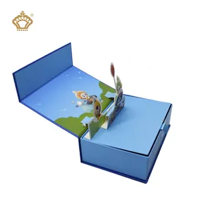 Custom 3D Pop Up Box Packaging Magnetic Gift Paper Box For Christmas Gifts