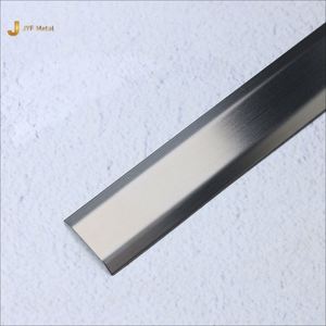 EX232 Modern Durable Waterproof Factory Customized Flat <b>Tile</b> Trim Metal Stainless Steel Trim Strip for Wall <b>Ceiling</b> Decoration - Product Image 5