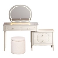 Table de toilette de chambre à coucher de style populaire, personnalisable, faible MOQ, mobilier moderne pour la maison