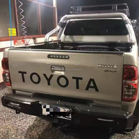 Kit de pare-chocs avant pour Hilux 2007 avec support de treuil, en acier robuste, pour 4x4 tout-terrain, avec feux LED