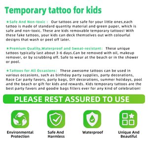 Personalizado niños dibujos animados luminoso espacio cohete UFO niños brillan en la oscuridad falso tatuaje pegatina impermeable tatuaje temporal - Product Image 5