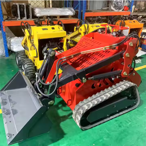 Miễn phí vận chuyển! 1 tấn 1000kg skidsteer Dingo Mini Crawler Skid chỉ đạo Bộ nạp theo dõi Stand-on file đính kèm backhoe loader động cơ bơm - Product Image 6