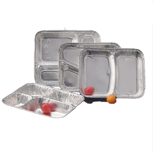 Tùy Chỉnh Leakproof Nhanh Chóng Thực Phẩm Nhôm <span class=keywords><strong>Container</strong></span> Nhôm Khay Thực Phẩm <span class=keywords><strong>Container</strong></span> Với Nắp - Product Image 4