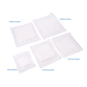 ผลิตภัณฑ์ดูแลบาดแผล ขนาด 10*10 ซม. 5 ชิ้น ผ้าเช็ดทำความสะอาดปลอดเชื้อแบบไม่ถักทอสำหรับทำแผล - Product Image 5