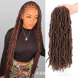 Diadema de Ganchillo con 21 Puntas Trenzadas Sintéticas para Rizar el Cabello. Accesorio para el Cabello de Ganchillo Adecuado para Mujeres. 1B # - Product Image 3