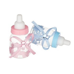 Baby Shower Blue <strong>Boy</strong> Pink Girl Gift Box Bottle Baby Shower Bottles Candy Box for Birthday <strong>Christening</strong> Gift Party - Product Image 2