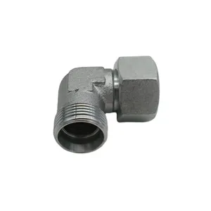 Factory Price Compression Hydraulic Elbow Quick Connector Hex Male Hydraulic 90 Degree Elbow Fittings