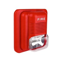 Système de détection incendie commercial ABS en gros, sondeur, stroboscope, sirène, alarme, haut-parleur