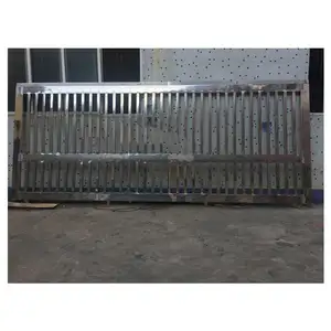 privacy garden stainless steel tube sliding fence gate