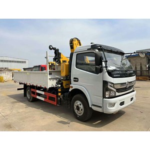 รถบรรทุกติดเครนจีน Dongfeng 4x2 ขนาด 3 ตัน 5 ตัน พร้อมเครนแบบ Knuckle Boom ขาย - Product Image 1