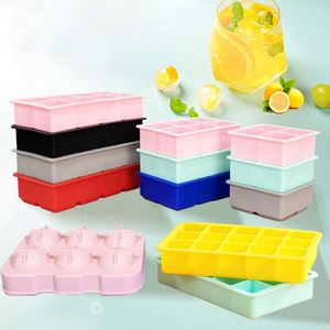 Molde de silicona ecológico para cubitos de hielo, 4 cubos grandes por bandeja, tapa de fácil desmolde para bar, whisky, cócteles, zumos y bebidas - Product Image 5