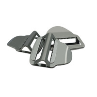 Mousqueton de sécurité en aluminium et acier inoxydable de 38 mm, force de traction super forte, accessoires de protection antichute de précision