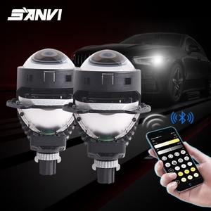 SANVI App Control 3 couleurs Ai60 Lentille de projecteur LED de haute qualité non destructrice, faisceau haut et bas, 3000k-6000K, lentille Bi LED - Product Image 1