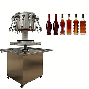 Máquina de Llenado por Sifón Eléctrica Semiautomática de Alta Precisión y Personalizable para Botellas de Vidrio y Plástico de Bebidas y Jarabes, Ideal para Pequeñas y Medianas Empresas - Product Image 1