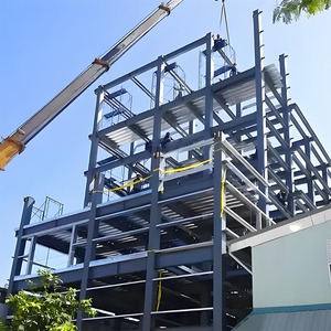 Xây dựng nhà máy khung thép nhiều tầng đúc sẵn với kế hoạch xây dựng tùy chỉnh cho các nhà máy chế biến kim loại - Product Image 2