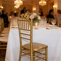 Chaise de banquet de mariage Chiavari de luxe en gros, style populaire, mobilier d'hôtel en bois tendance pour événements et fêtes