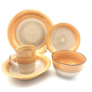 Service de table <span class=keywords><strong>en</strong></span> céramique écologique <span class=keywords><strong>Arcopal</strong></span>, <span class=keywords><strong>vaisselle</strong></span> italienne, ensemble de couverts pour fêtes et mariages - Product Image 1