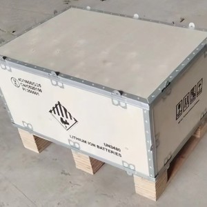 <b>Wooden</b> <b>Crate</b> Plywood 100x100x100cm Steel Edging General Packaging Box Export Use Fumigation Free Logistics Express Delivery - Product Image 3