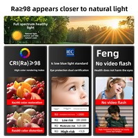 Bande lumineuse LED COB intelligente avec gradation progressive via commande vocale et application mobile, Ra90 CRI 24V, éclairage linéaire de plafond de style paupière