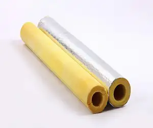 Super Quality High End Centrifugal Cheap Price Manufacture Heat Preservation Glass Wool Tube with white facing