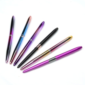 2023 plus récent Style métal ruban poignée <span class=keywords><strong>professionnel</strong></span> Kolinsky pur métal poignée UV <span class=keywords><strong>Gel</strong></span> Nail Art brosse - Product Image 2