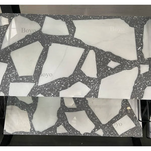 Allées intérieures <span class=keywords><strong>de</strong></span> complexe commercial, <span class=keywords><strong>carreaux</strong></span> <span class=keywords><strong>de</strong></span> sol en mosaïque <span class=keywords><strong>de</strong></span> marbre, <span class=keywords><strong>carreaux</strong></span> <span class=keywords><strong>de</strong></span> sol commerciaux, <span class=keywords><strong>carreaux</strong></span> <span class=keywords><strong>de</strong></span> terrazzo blancs - Product Image 5